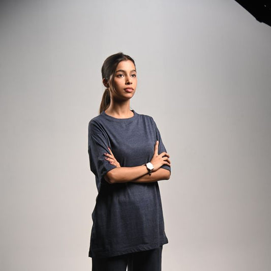 Pretty Solid T Shirt — Navy (Regular Fit — Unisex)