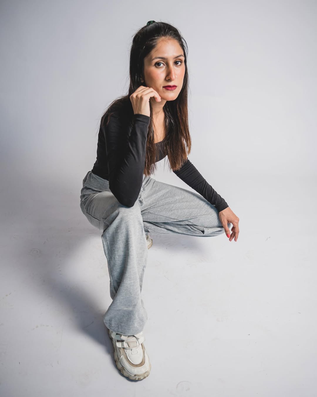 Wide Leg Fleece Pant