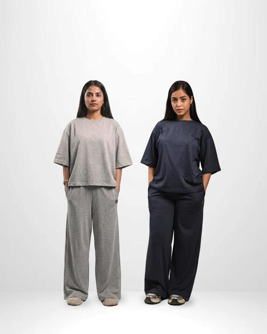 Pack Of 2 - Wide Leg Trouser for Women