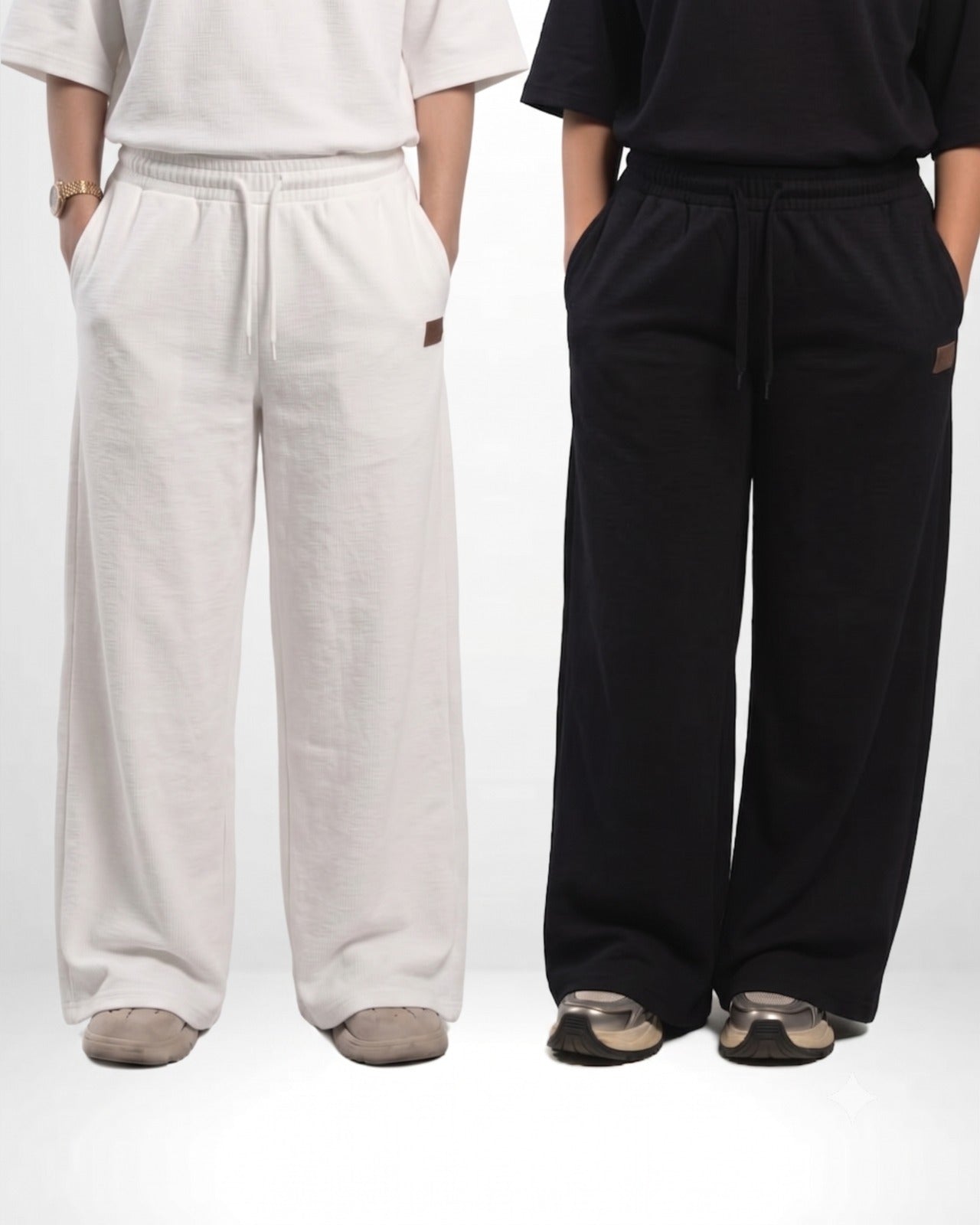Pack Of 2 - Wide Leg Trouser for Women