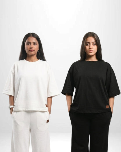 Pack Of 2 - Wide Leg Trouser for Women