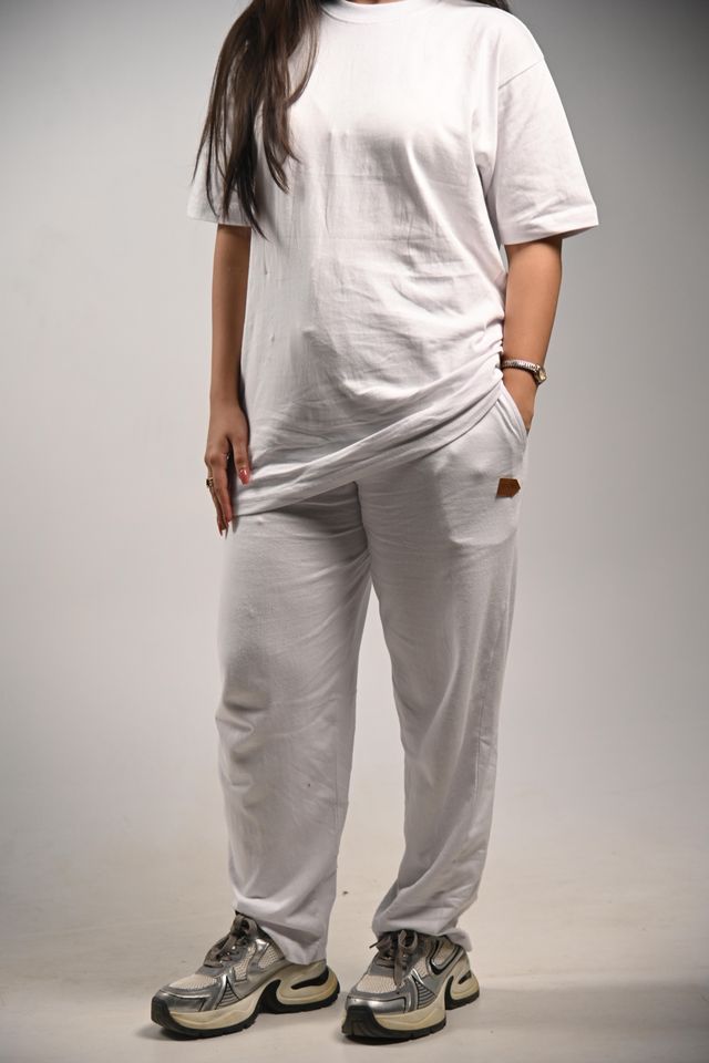 Pretty Solid T Shirt — White (Regular Fit — Unisex)