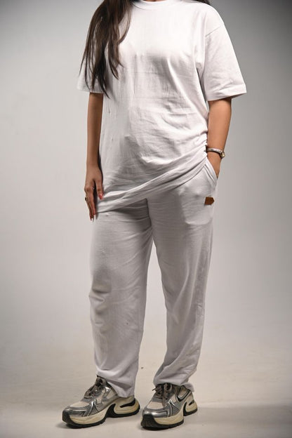 Pretty Solid T Shirt — White (Regular Fit — Unisex)
