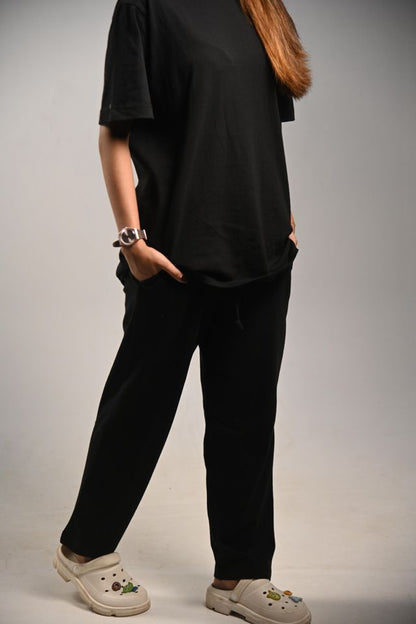 Pretty Solid T Shirt — Black (Regular Fit — Unisex)